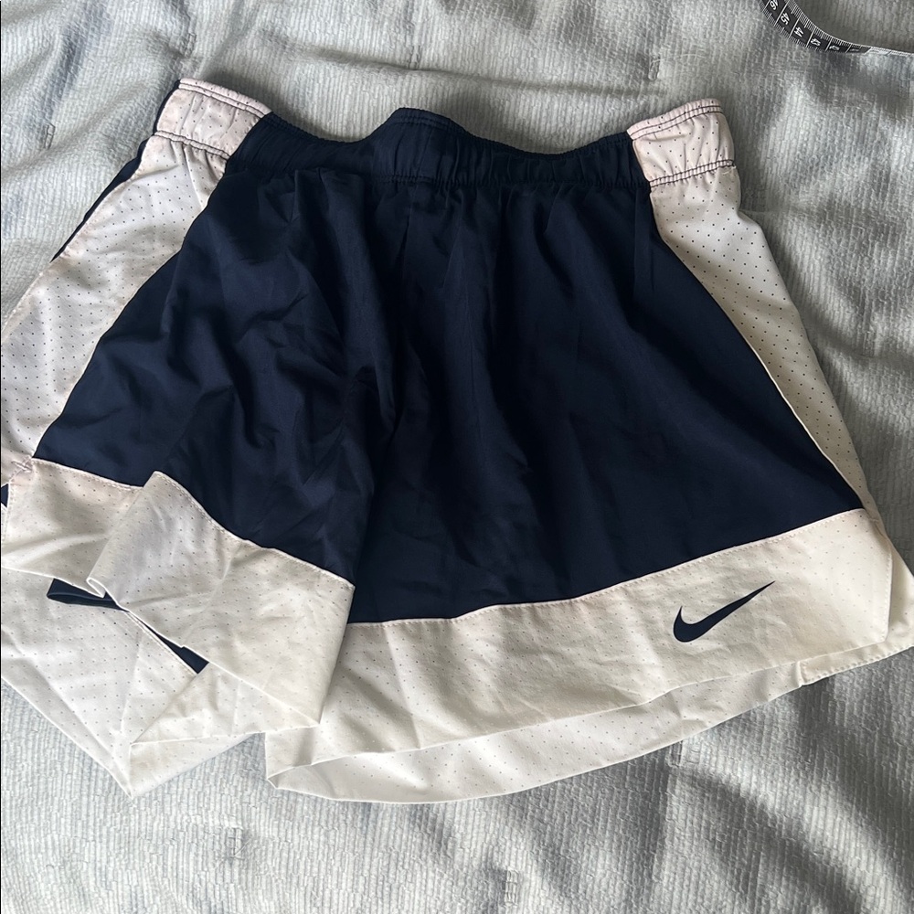 Nike Navy and White Athletic Tennis Skort